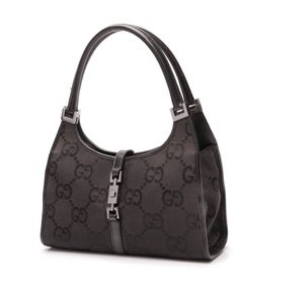 Gucci canva jackie bag